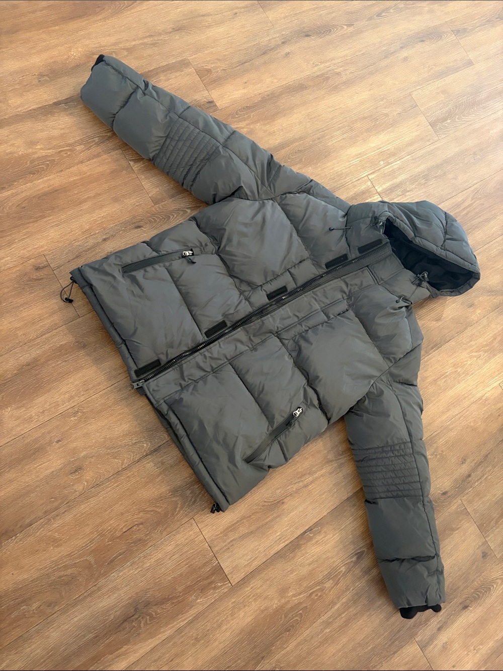 Vintage Y2K South Pole Insulated Hooded Winter Jacket XL